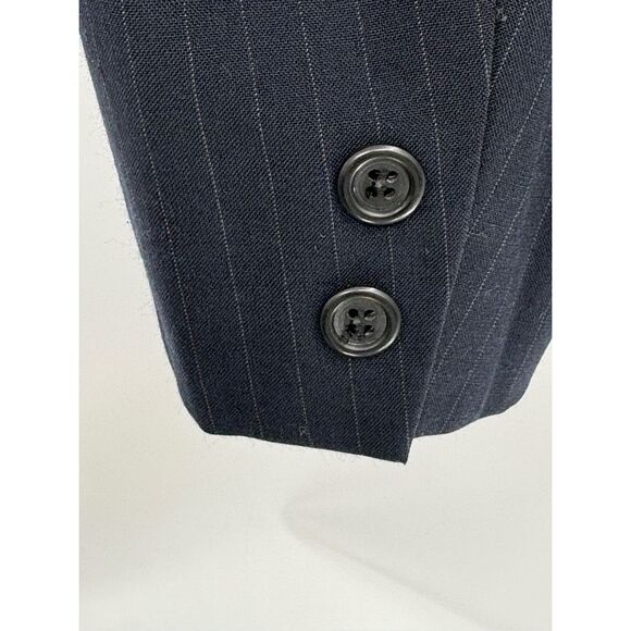 Brooks Brothers Sport Coat Blazer Men Size 39R Navy Blue Pinstriped - Picture 3 of 10